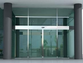 装修办公室自动玻璃门安装=大朗感应门质量棒的厂家